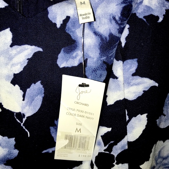 Joie Orchard Floral Dress in Dark Navy NWT - Picture 5 of 5